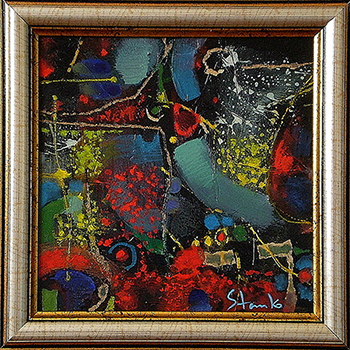 Живописна картина "Есен" -4